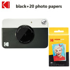 KODAK Printomatic Brand New Digital Instant Printing Camera ZINK Inkless Printing Color Photo Paper Printing Flash+40 Films Set