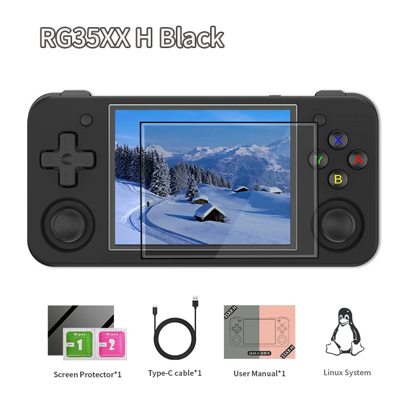 Anbernic RG35XX H Handheld Game Console 3.5" IPS Screen Linux 64-bit H700 Retro Gaming Player Supports HD TV-Output 5000+ Games