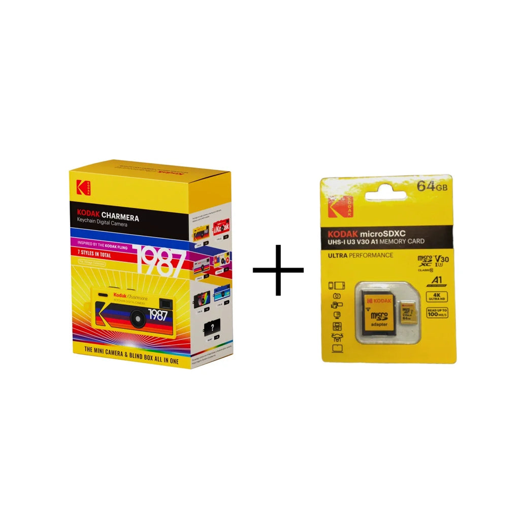 Kodak Charmera Keychain 35MM/F2.4 Digital Camera 1987 with Flash Mini Digital Camera 5 Colors Random Color Camera For Gift ﻿