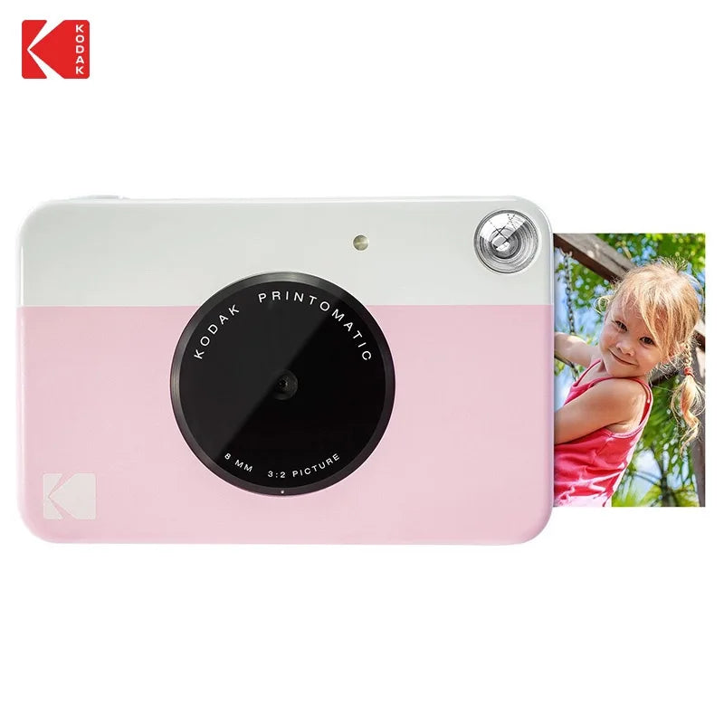 KODAK Printomatic Brand New Digital Instant Printing Camera ZINK Inkless Printing Color Photo Paper Printing Flash+40 Films Set