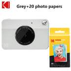 KODAK Printomatic Brand New Digital Instant Printing Camera ZINK Inkless Printing Color Photo Paper Printing Flash+40 Films Set