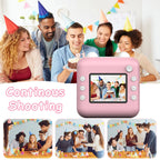 Kids Camera Instant Print, Children Digital Camera, 1080P Kids Instant Cameras That Print Photos, Christmas Birthday Gifts