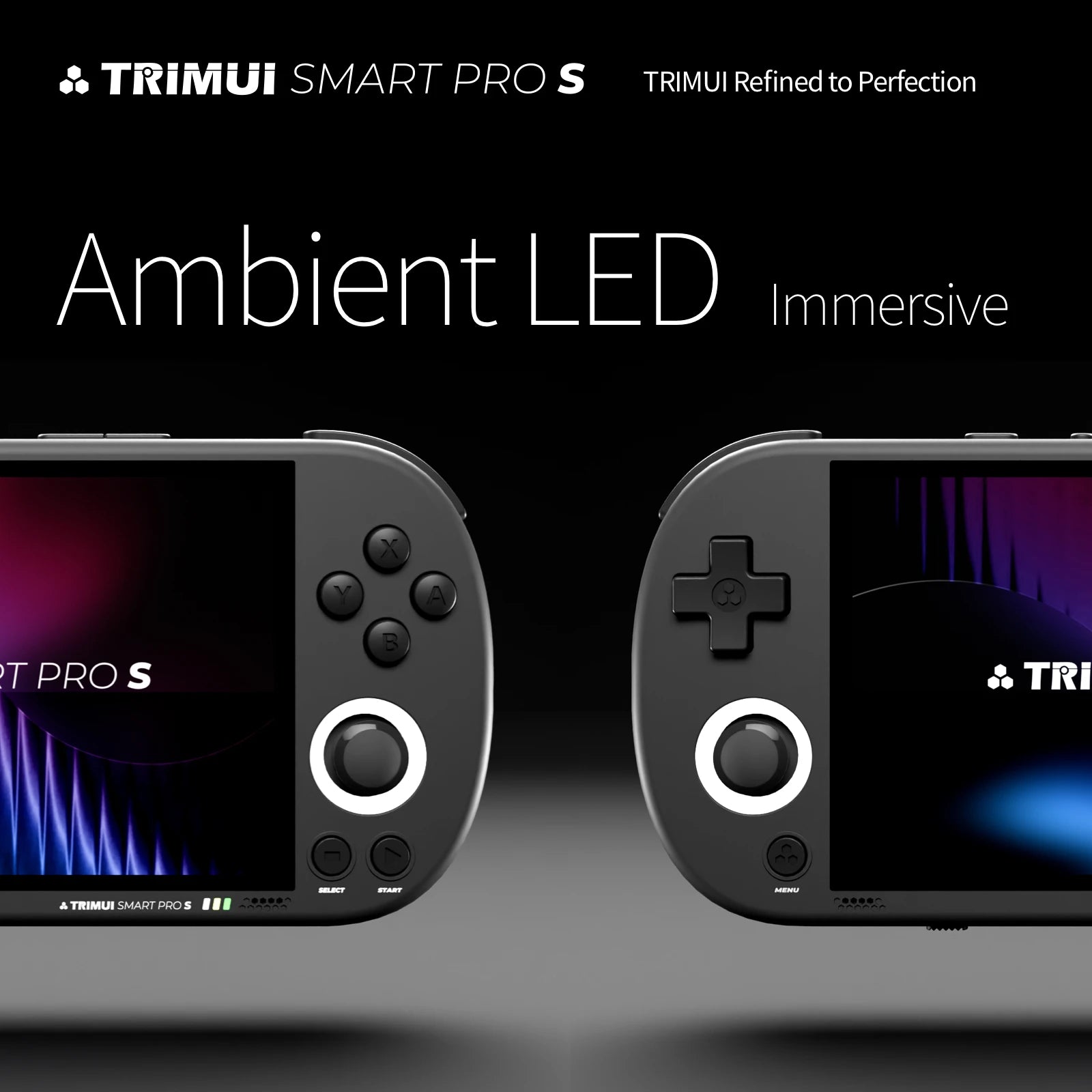 Trimui Smart Pro S Handheld Game Console 4.96''IPS 720*1280 Screen Linux System RGB Joystick 5000mAh BT 5.4 Retro Video Player