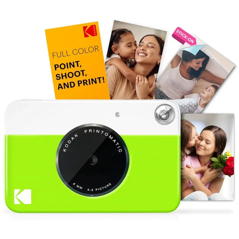 KODAK Printomatic Brand New Digital Instant Printing Camera ZINK Inkless Printing Color Photo Paper Printing Flash+40 Films Set