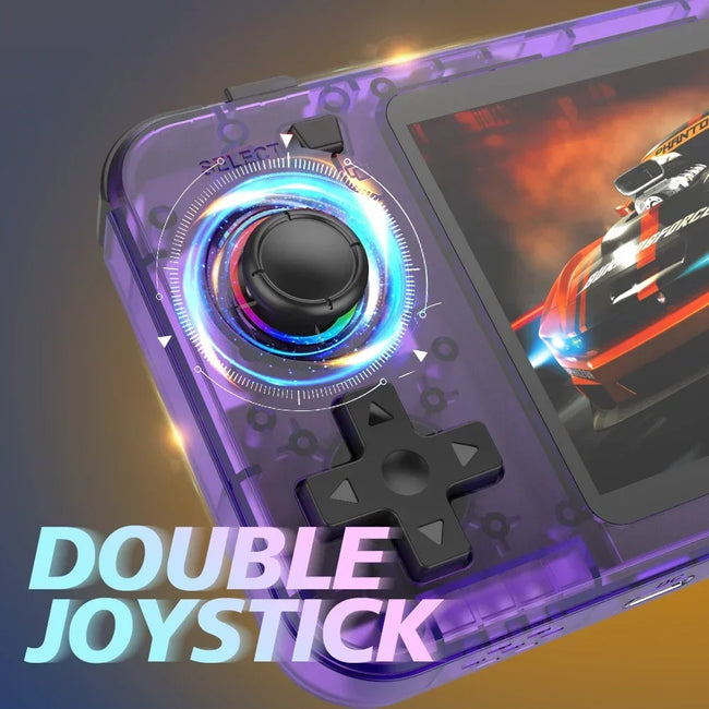 BOYHOM New R36H Handheld Game Console 3.5-inch IPS Screen Linux RK3326 Retro Video Games Player 3000 mAh 64G 10000+ Classic Game Main Image