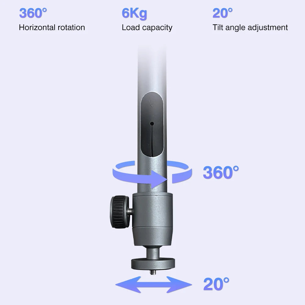Universal Ceiling Hanger Laser Projector 360 ° Aluminum Alloy Suspension Support Telescopic Projector Accessories