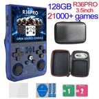 R36MAX Game Console 64GB 128GB 18000+GAMES Linux System 4.0inch K36 vs R36S 3.5inch Pocket Video Player No Download Required