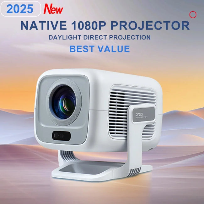DITONG X3Plus HD projector Native 1080P support 4K WIFI6 BT5.4 Android mini Portable projector led home theater video projector Main Image
