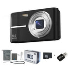 FHD 1080P Digital Cameras for Kids Boys Girls Compact Digital Point and Shoot Camera with 16X Zoom 32GB Card Small Kids Camera