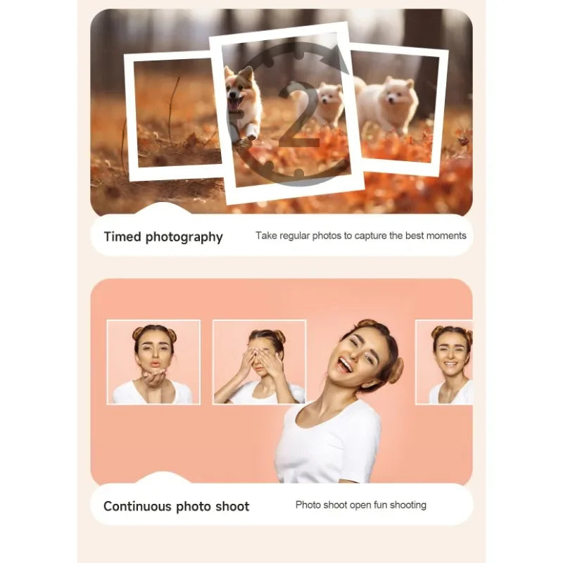 5K Professional Digital Camera WIFI Webcam Wide Angle Digital Zoom 64MP Camcorder Photography 3 Inch Screen Vlog Video Recorder