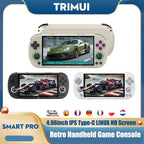 Trimui Smart Pro Portable Retro Arcade Game Console 4.96inch IPS Handheld Game Console Type-C LINUX HD Screen Smart Video Player