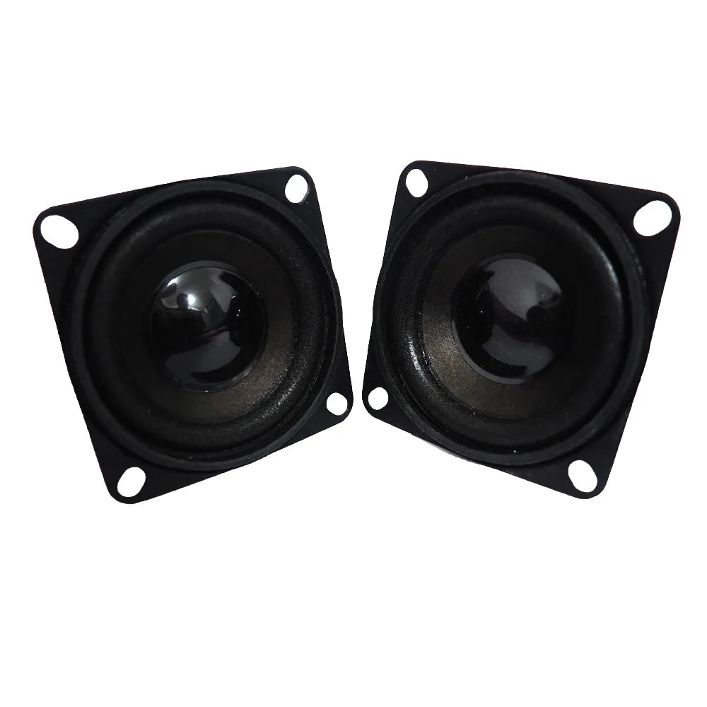 2Pcs 2 Inch Portable Audio Speaker 4 Ohm 8 Ohm 10W Mini Full Range Dual Magnetic Small Loudspeaker DIY BT Speakers Home Theater