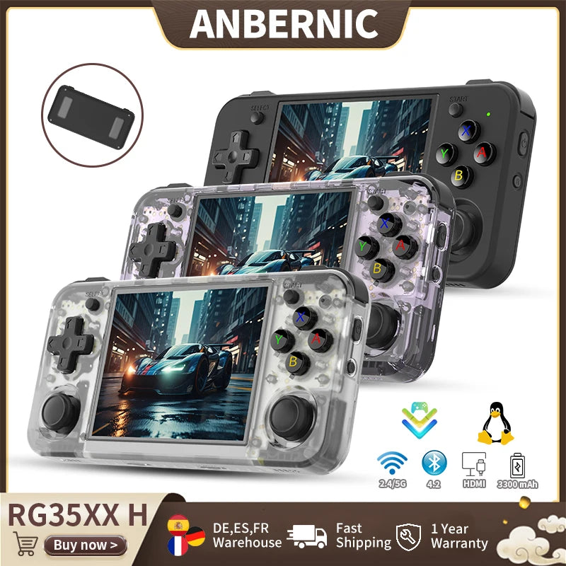 Anbernic RG35XX H Handheld Game Console 3.5" IPS Screen Linux 64-bit H700 Retro Gaming Player Supports HD TV-Output 5000+ Games