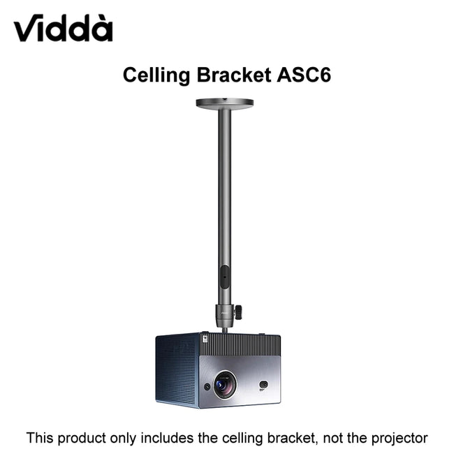 For vidda Universal Ceiling Hanger Laser Projector 360° Aluminum Alloy Suspension Telescopic Bracket Suitable for Dangbei XGimi Hover Image