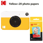 KODAK Printomatic Brand New Digital Instant Printing Camera ZINK Inkless Printing Color Photo Paper Printing Flash+40 Films Set
