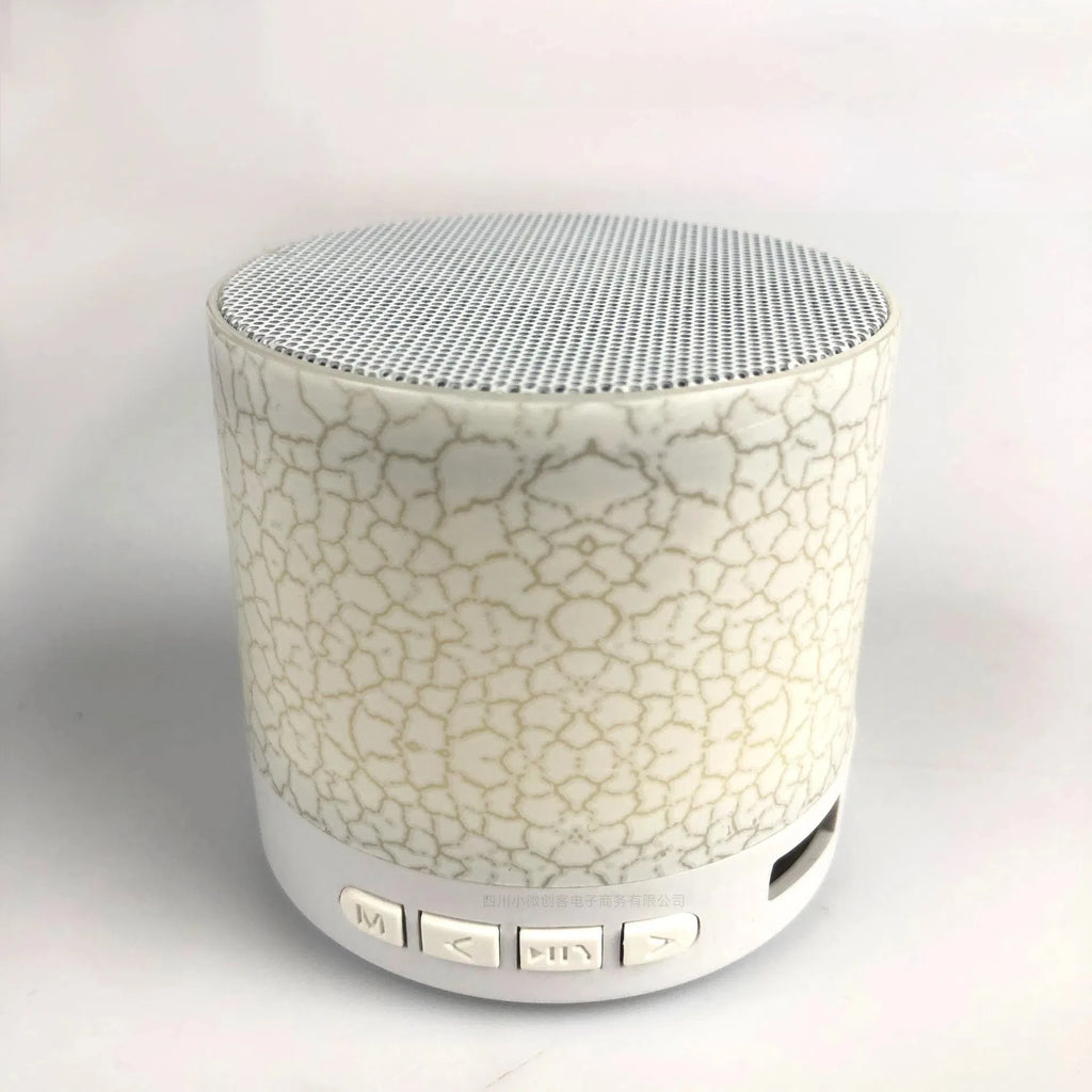 PHONEPACE A9 Bluetooth Speaker  Mini  Crack LED SD Card USB Subwoofer Portable MP3 Music Sound Column for PC Mobile Phone Etc.