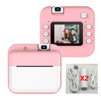 Children Digital Camera Photography Instant Print Camera for Kids Thermal Print Camera Photo Printing Video Toys With 32G Card