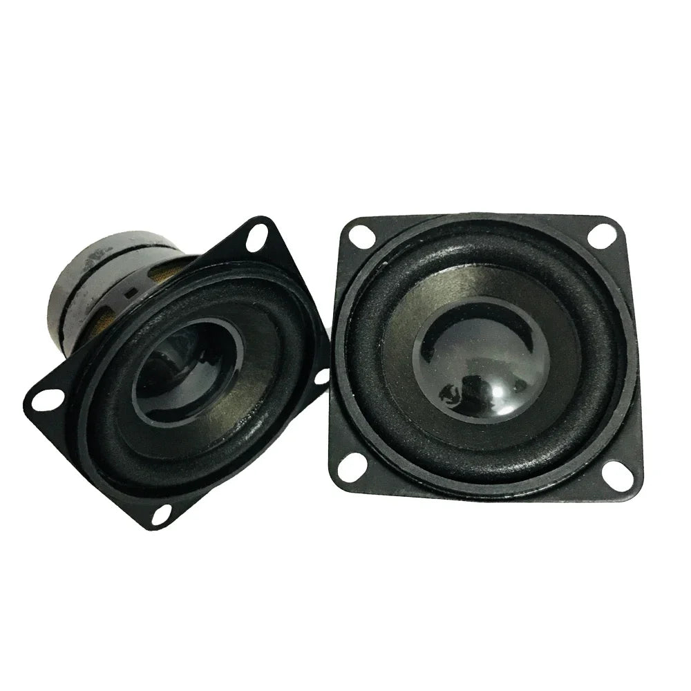 2Pcs 2 Inch Portable Audio Speaker 4 Ohm 8 Ohm 10W Mini Full Range Dual Magnetic Small Loudspeaker DIY BT Speakers Home Theater