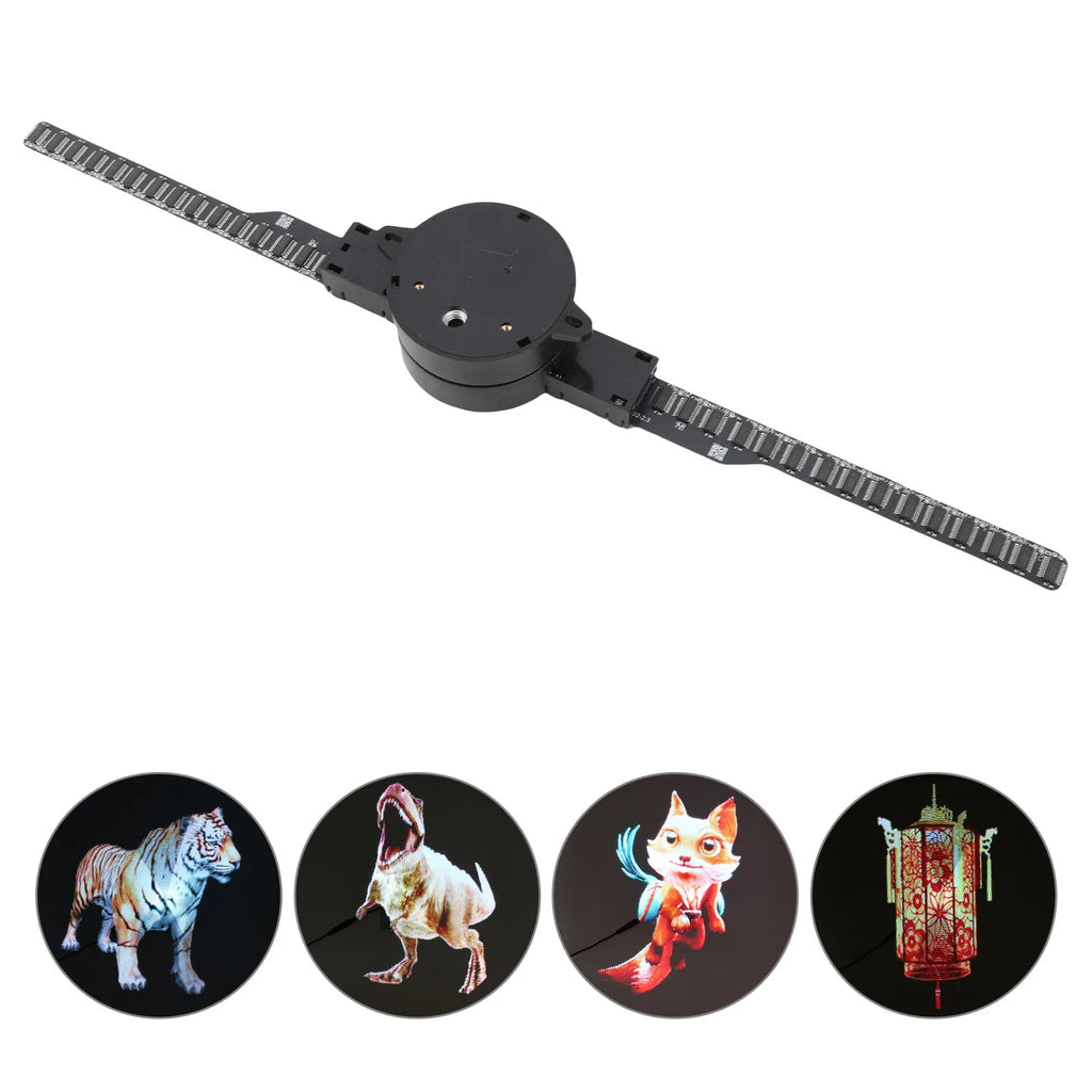 EU/US WiFi 3D Hologram Fan 3D Hologram Projector 176 Degree Viewable Angle 100‑240V 2000x224 Stable Custom Editing for Business