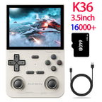 R36MAX Game Console 64GB 128GB 18000+GAMES Linux System 4.0inch K36 vs R36S 3.5inch Pocket Video Player No Download Required
