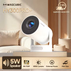 Magcubic HY300 Pro+ 4K Android 11 Portable Projector 8000 Lumens WiFi 6 BT5.4 Outdoor Theater 5W HiFi Speaker 720P HD Supported