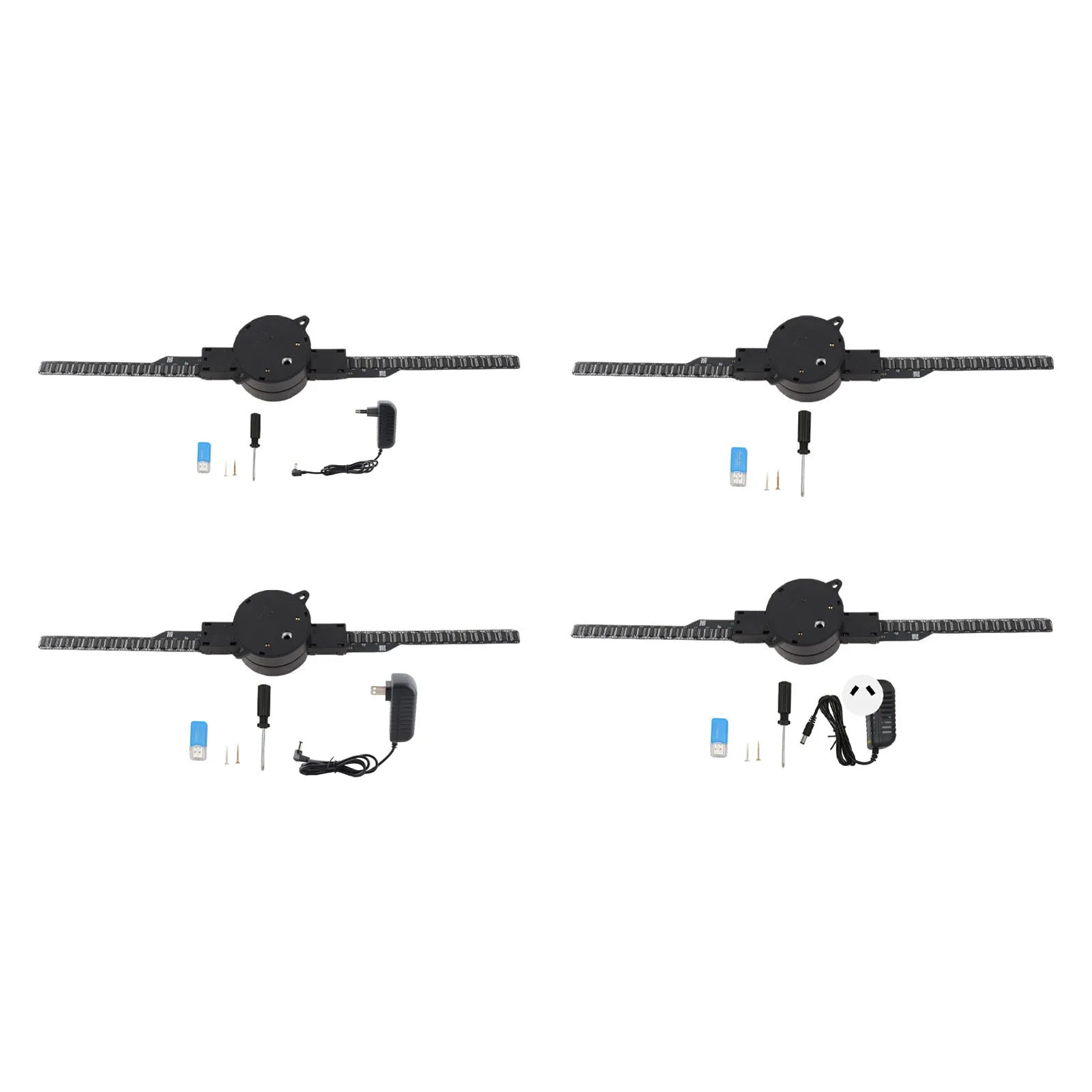 EU/US WiFi 3D Hologram Fan 3D Hologram Projector 176 Degree Viewable Angle 100‑240V 2000x224 Stable Custom Editing for Business