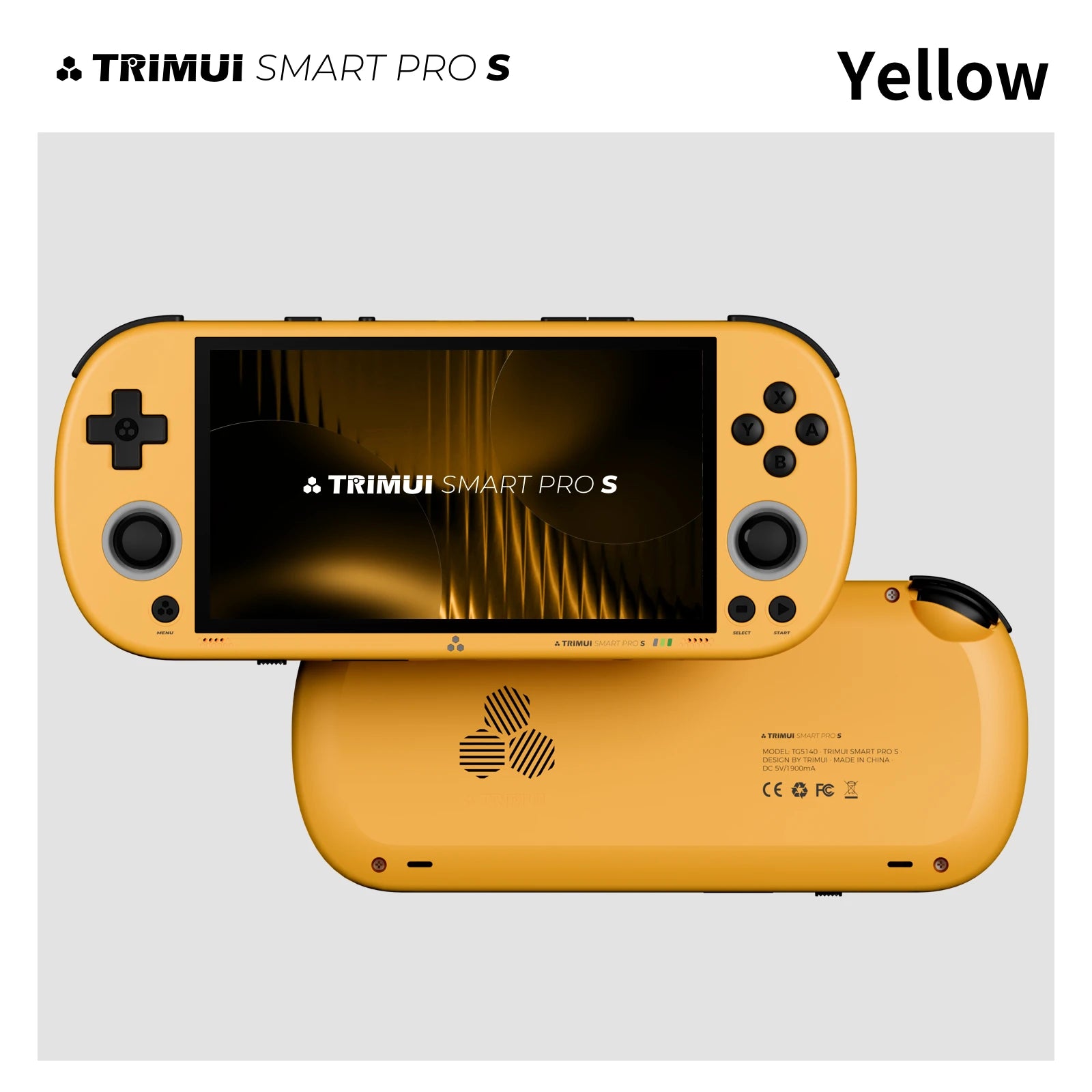 Trimui Smart Pro S Handheld Game Console 4.96''IPS 720*1280 Screen Linux System RGB Joystick 5000mAh BT 5.4 Retro Video Player