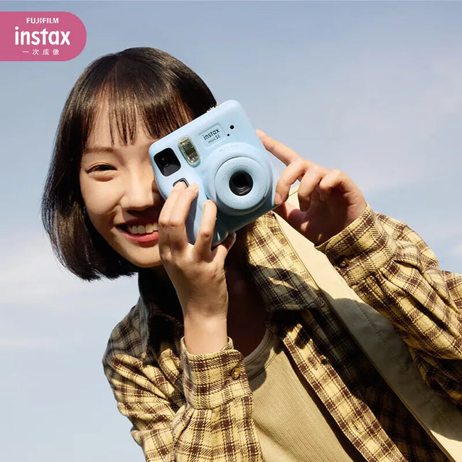 New FUFILM Camera Instax Mini SE/Mini12 Camera with Camera Bag Set Optional Fufilm Instax Mini Film Photo Paper Digital Camera Main Image