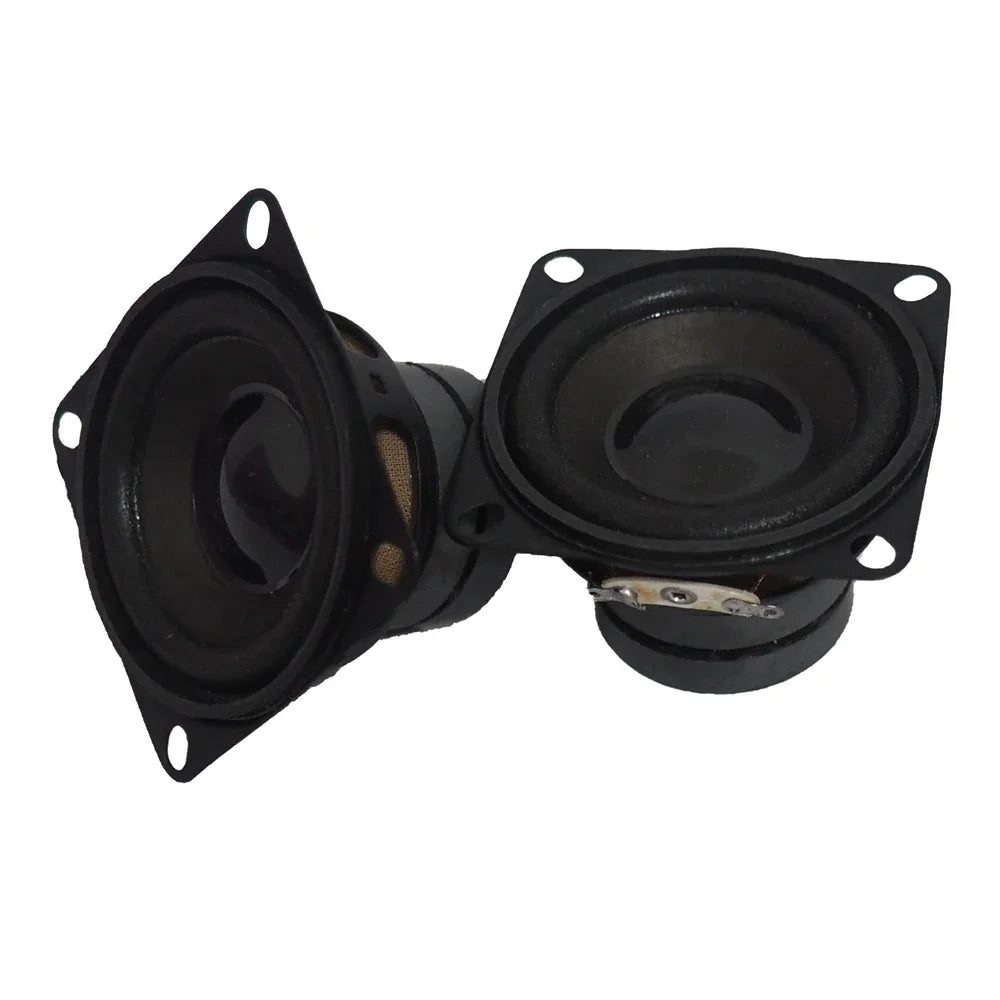 2Pcs 2 Inch Portable Audio Speaker 4 Ohm 8 Ohm 10W Mini Full Range Dual Magnetic Small Loudspeaker DIY BT Speakers Home Theater