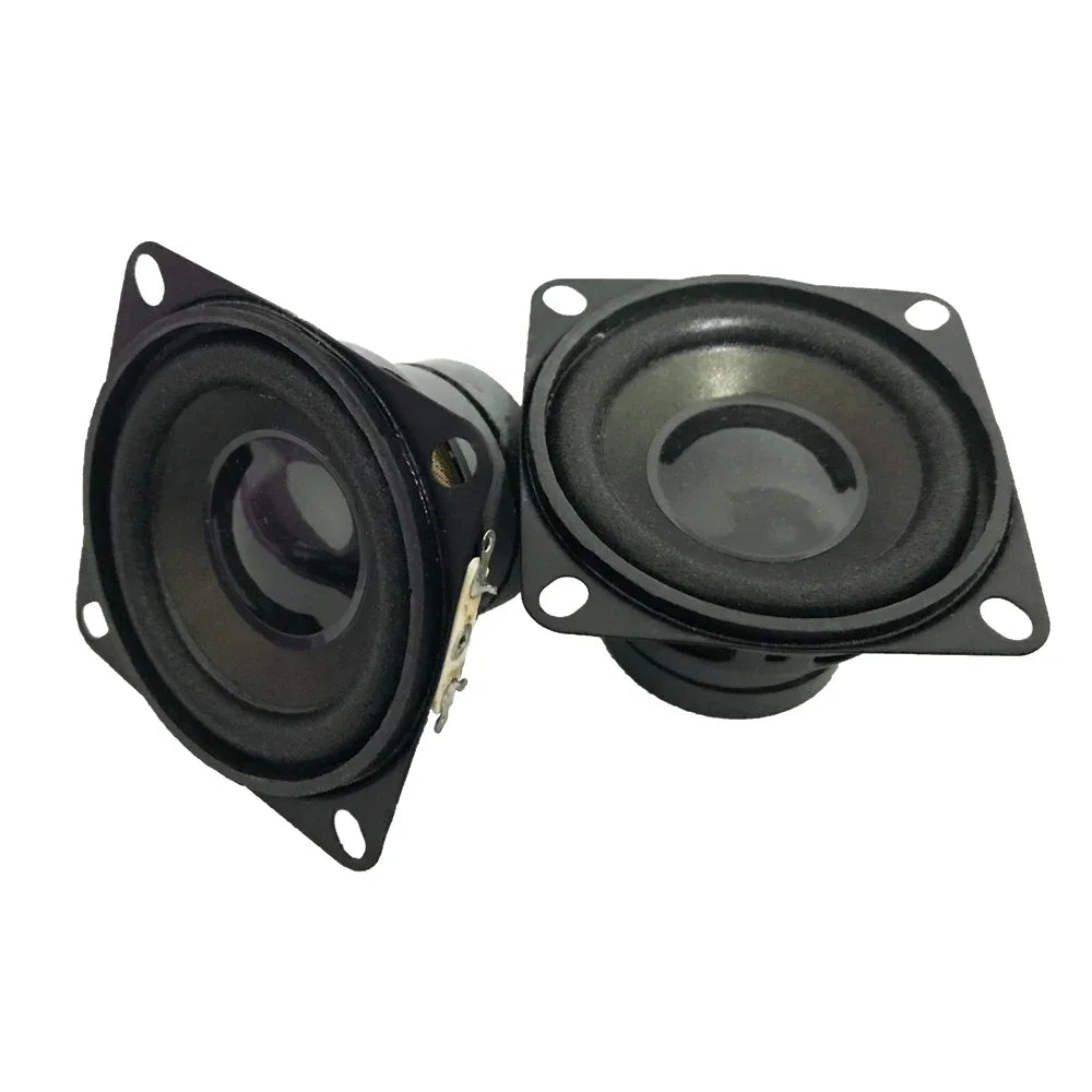 2Pcs 2 Inch Portable Audio Speaker 4 Ohm 8 Ohm 10W Mini Full Range Dual Magnetic Small Loudspeaker DIY BT Speakers Home Theater