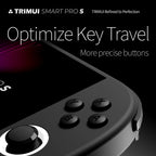 Trimui Smart Pro S Handheld Game Console 4.96''IPS 720*1280 Screen Linux System RGB Joystick 5000mAh BT 5.4 Retro Video Player