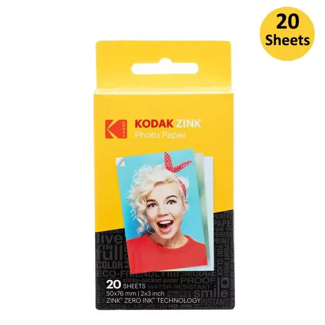 KODAK Printomatic Brand New Digital Instant Printing Camera ZINK Inkless Printing Color Photo Paper Printing Flash+40 Films Set