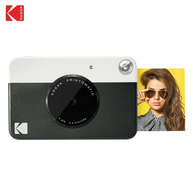 KODAK Printomatic Brand New Digital Instant Printing Camera ZINK Inkless Printing Color Photo Paper Printing Flash+40 Films Set