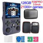 R36MAX Game Console 64GB 128GB 18000+GAMES Linux System 4.0inch K36 vs R36S 3.5inch Pocket Video Player No Download Required