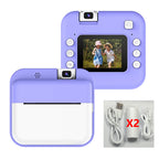 Children Digital Camera Photography Instant Print Camera for Kids Thermal Print Camera Photo Printing Video Toys With 32G Card