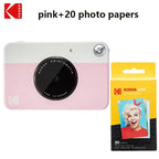 KODAK Printomatic Brand New Digital Instant Printing Camera ZINK Inkless Printing Color Photo Paper Printing Flash+40 Films Set