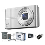 FHD 1080P Digital Cameras for Kids Boys Girls Compact Digital Point and Shoot Camera with 16X Zoom 32GB Card Small Kids Camera