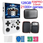 R36MAX Game Console 64GB 128GB 18000+GAMES Linux System 4.0inch K36 vs R36S 3.5inch Pocket Video Player No Download Required